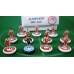 Subbuteo Andrew Table Soccer Olympiacos 1999-2000 on Lightweight Bases